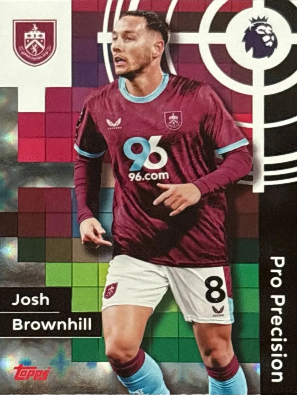 Topps  Josh Brownhill Soccer Pro Precision Trading Card